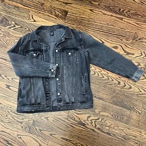 GAP Black Denim Oversized Jacket